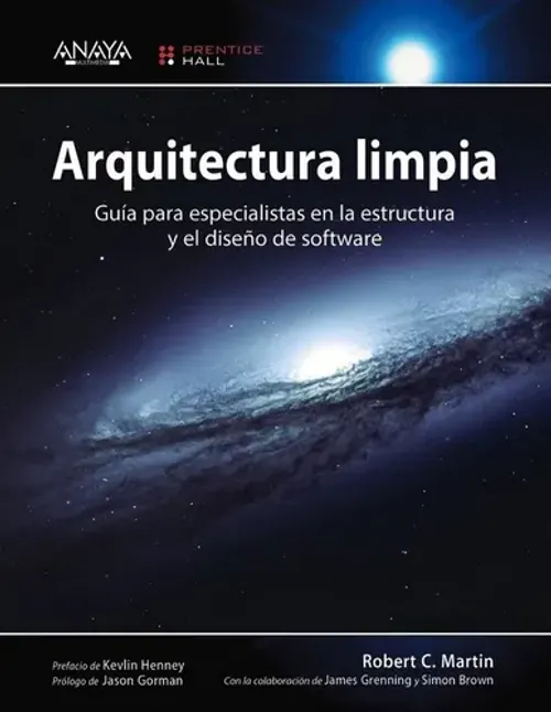 Portada del libro Arquitectura Limpia de Robert C. Martin
